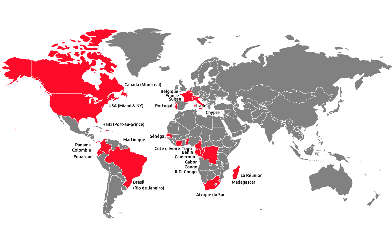 osti dans le monde